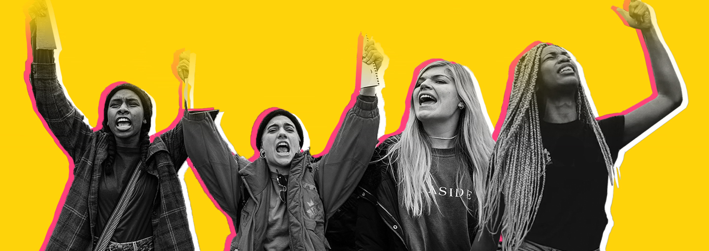 Gen Z and the Future of Democracy Image - people protesting